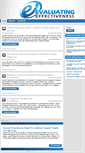 Mobile Screenshot of evaluatingeffectiveness.com